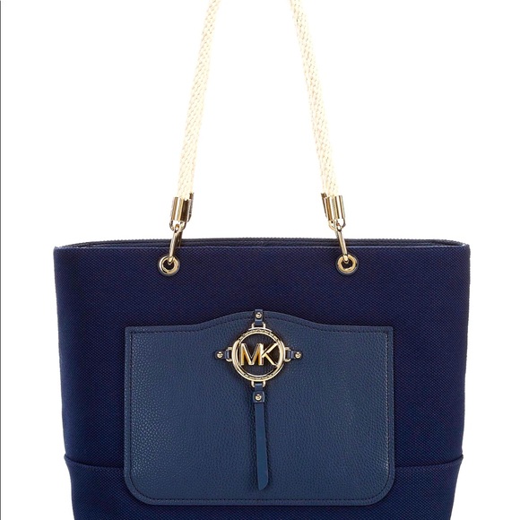 MICHAEL KORS LG ROPE TOTE HANDBAG - Picture 4 of 16